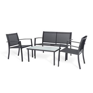 SET SALOTTO LIFE 4 PZ ANTRACITE AR023